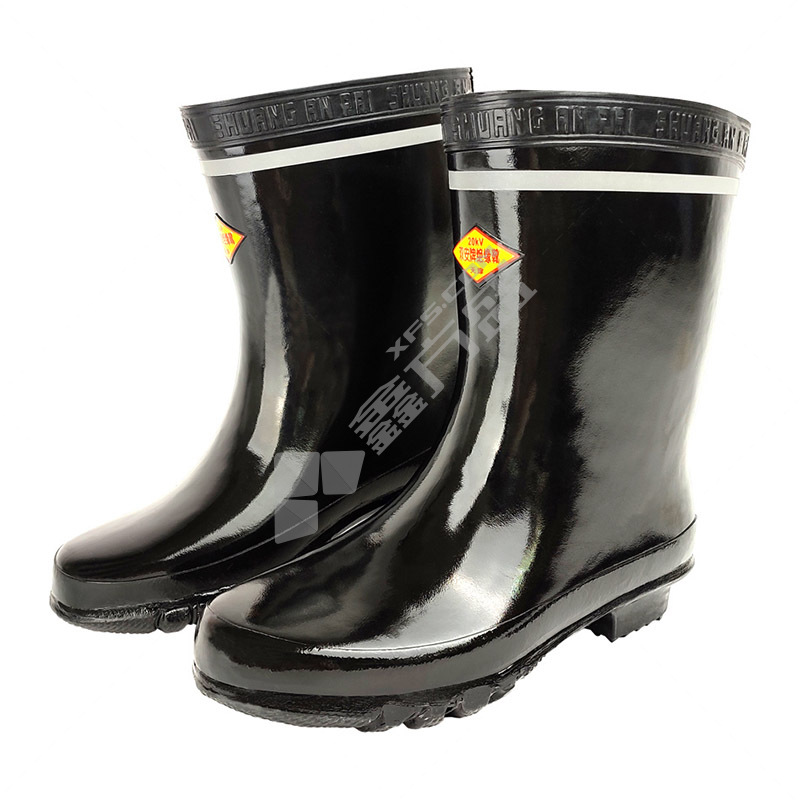 双安 20KV 中筒 绝缘靴 BX201 42码 黑色