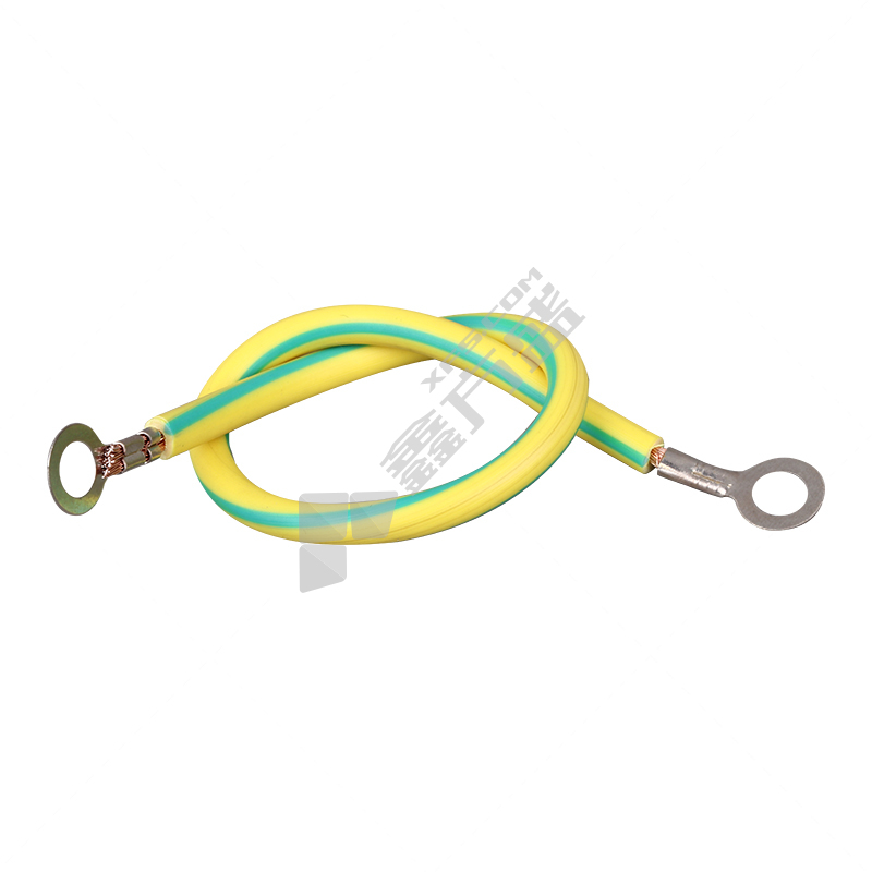 黄绿双色 国标金属桥架接地线 6平方 20cm 紫铜 M16