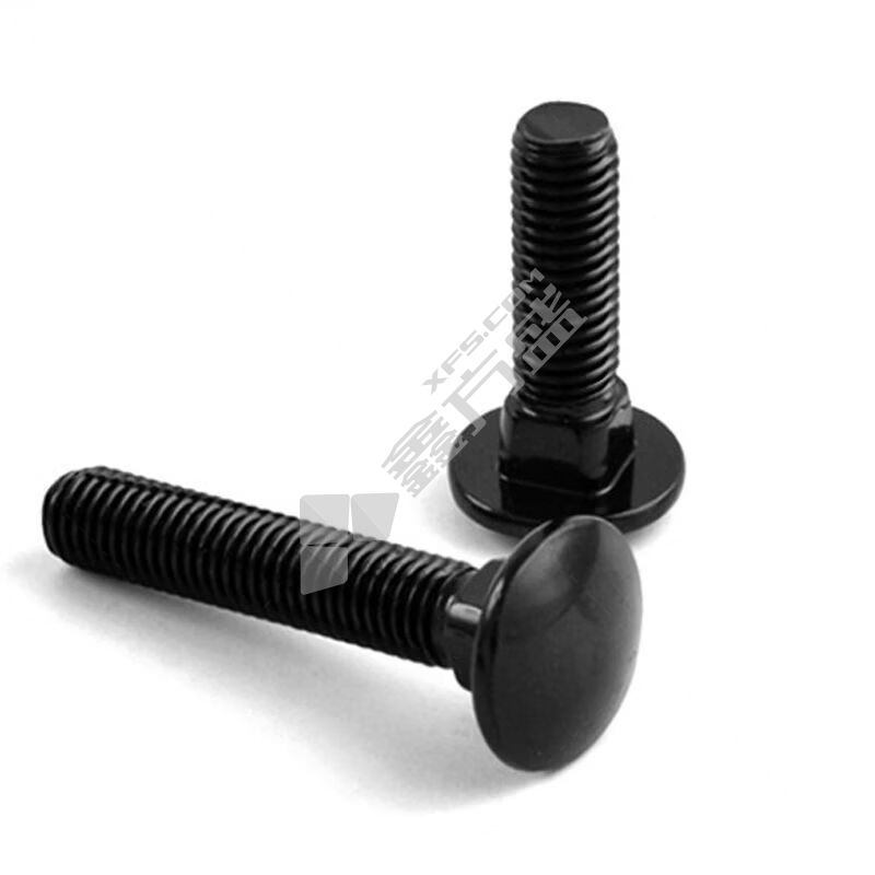 普通 碳钢 发黑 8.8级 马车螺栓 M8 40mm