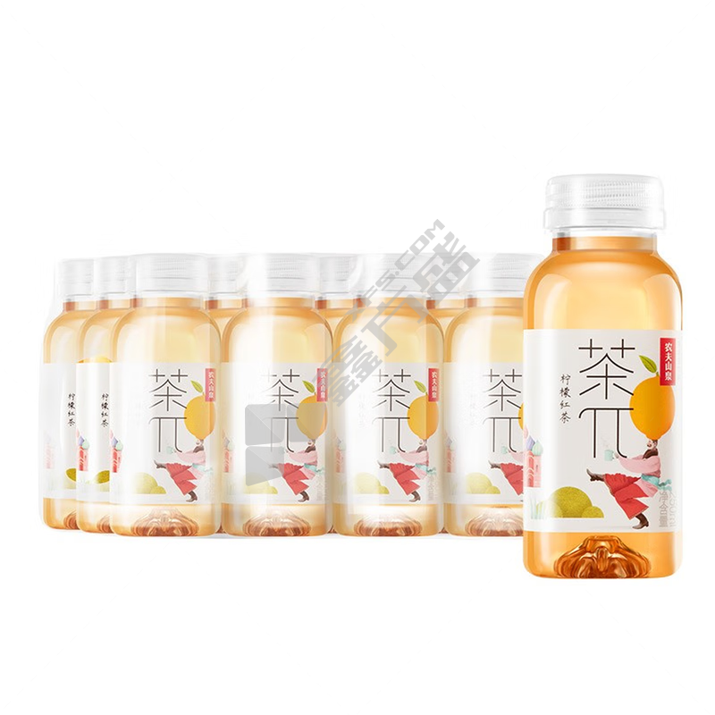 农夫山泉 茶π柠檬红茶饮料 250ml 柠檬红茶味 12瓶/箱