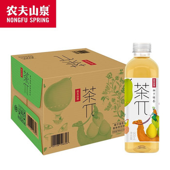农夫山泉 茶π柚子绿茶饮料 900ml 柚子绿茶味 12瓶/箱