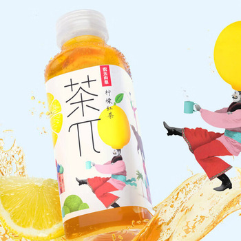 农夫山泉 茶π柠檬红茶饮料 900ml 柠檬红茶味 12瓶/箱