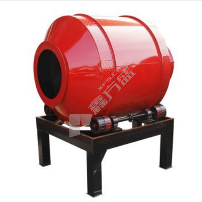 雷恒 加厚双轮摩擦滚筒式混凝土搅拌机 1000型 1.7*1*1.5m 0.4L 3kW 380V