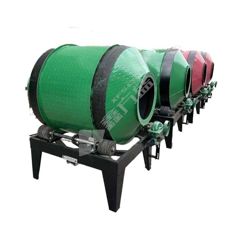 雷恒 双轮摩擦滚筒式砂浆搅拌机 1000型 1.7*1*1.5m 0.4L 3kW 380V