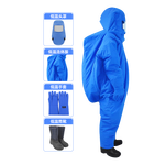 贸正 MZ-DW405 带背囊 耐低温防护服套装 2XL 蓝色