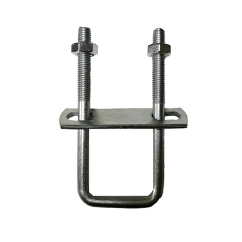镀锌 4.8级 方U型丝含螺母挡板 M10 180mm 43mm