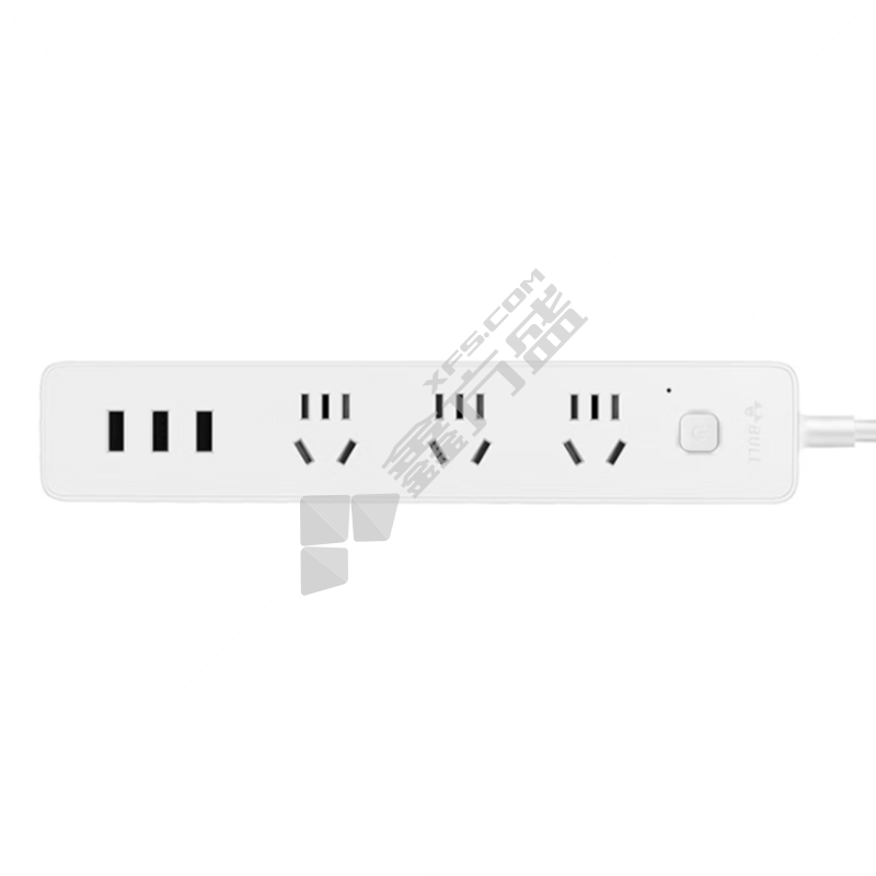 公牛 3位五孔+3位USB 总控开关 插排 GN-B403U 10A 1.8m 白色 3个USB接口 5V/2.4A