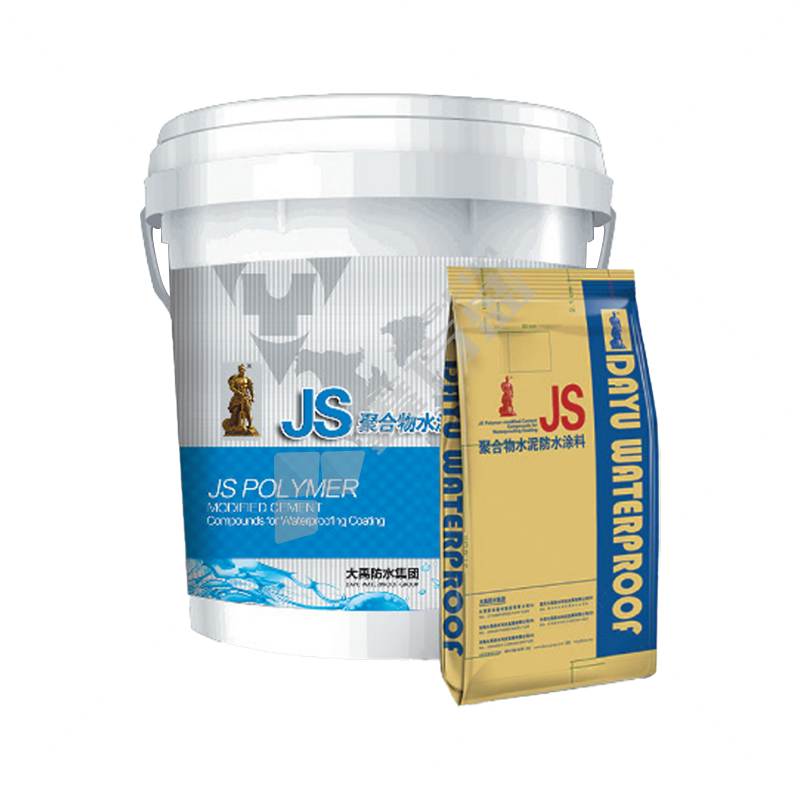 大禹 JS聚合物水泥防水涂料 50kg（20kg液料+30粉料） II型  灰色