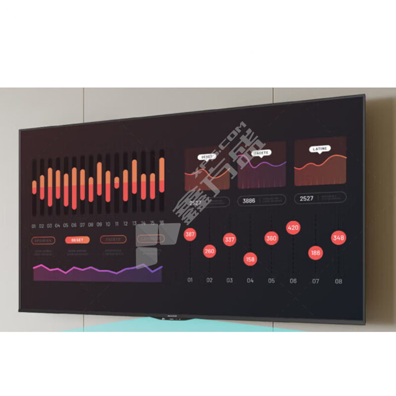 MAXHUB W55PN5 传屏器+商务支架 非触控智慧屏 55英寸 4K