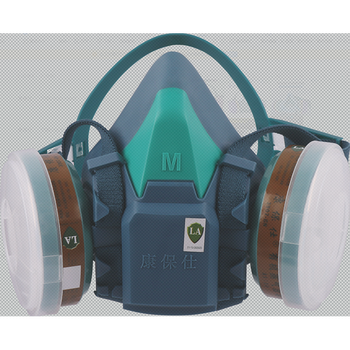 康保仕 6051 双核防尘毒半面具套装 均码 6051