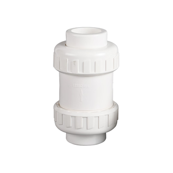 联塑 白色 PVC-U给水双活接止回阀 立式球阀 40 1.0MPa