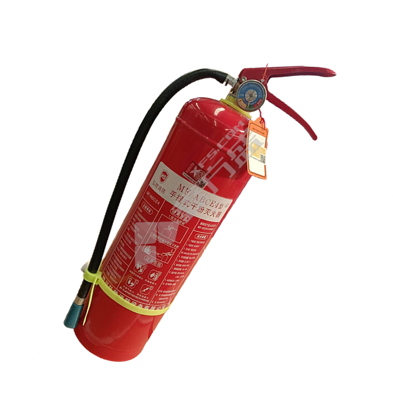 弘胜消防 手提式 新国标干粉灭火器 MF/ABCE4 4kg