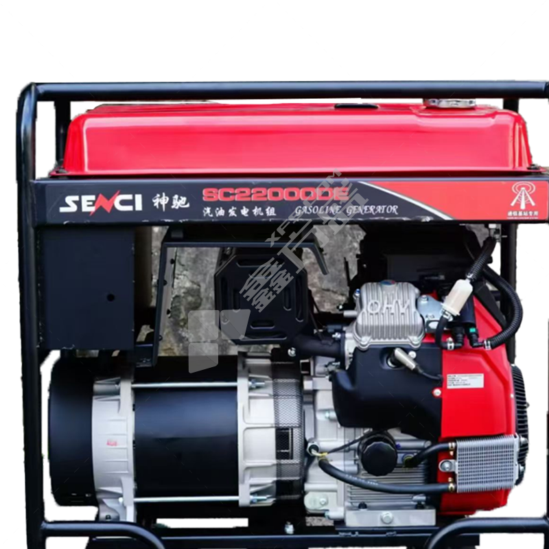神驰SENCI 汽油发电机 SC2200DE 18/20kW 60L 电启动 单三相 230V/400V