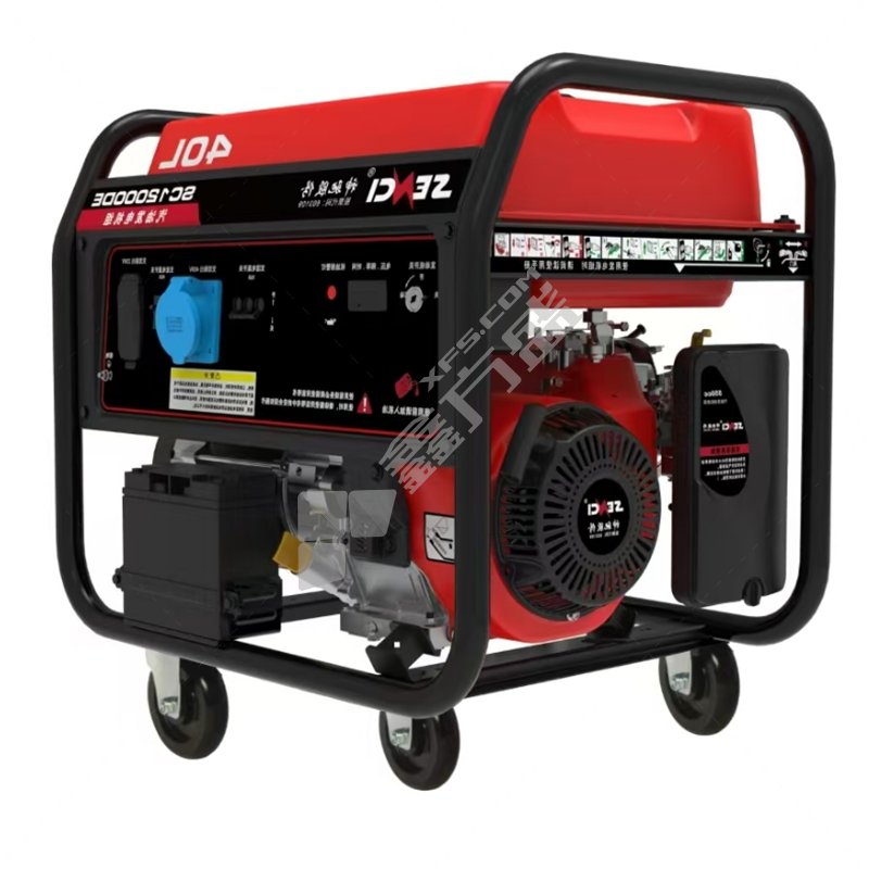 神驰SENCI 汽油发电机 SC120000DE 9kW 40L 手/电启动 单三相等功率 230V/400V
