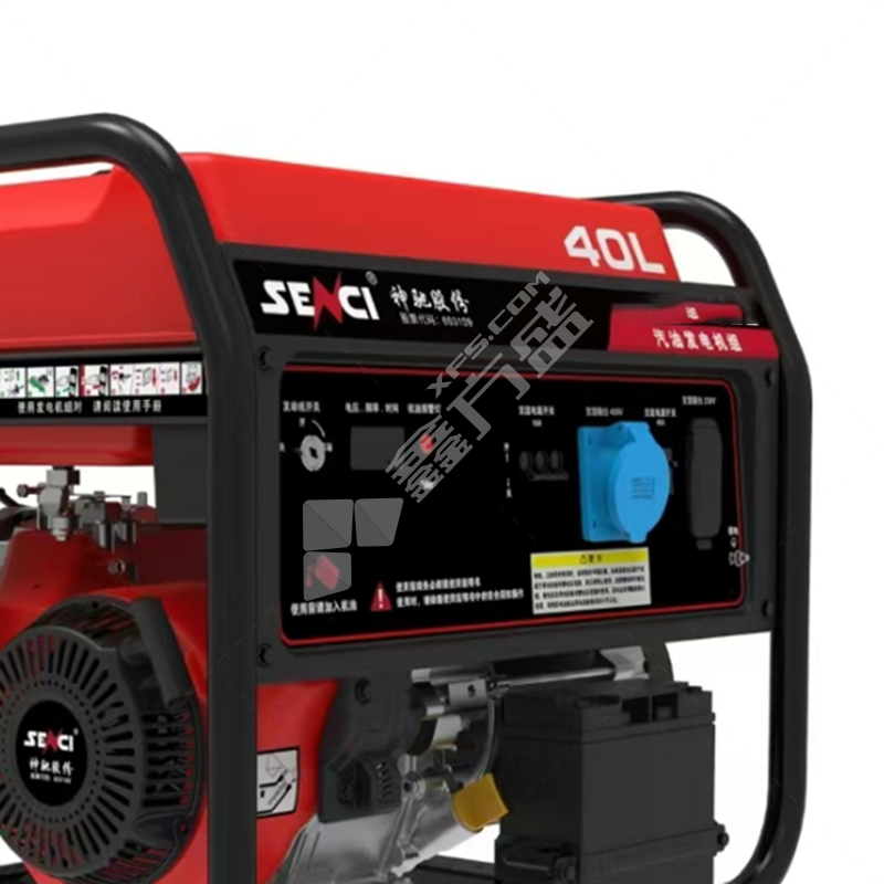 神驰SENCI 汽油发电机 SC120000E-V 9kW 40L 手/电启动 单三相等功率 230V 