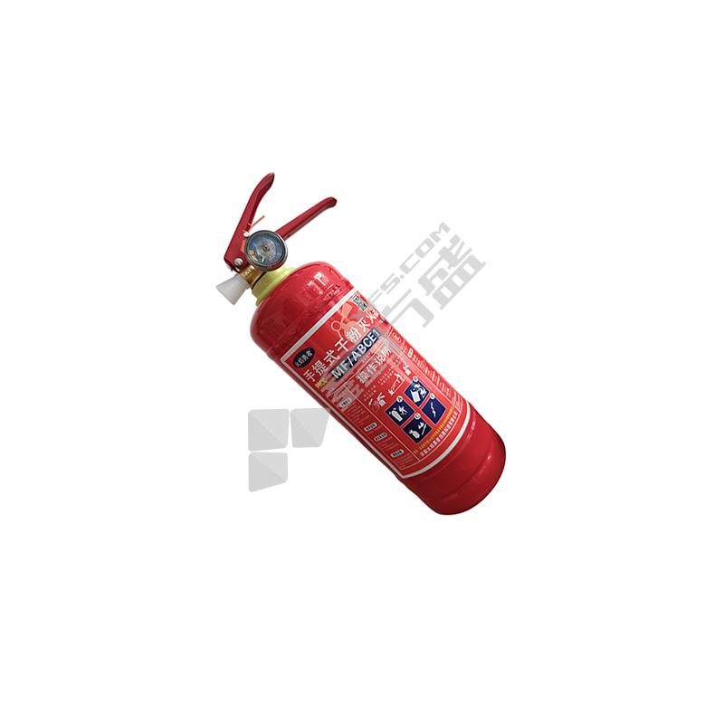火焰勇者 手提式 新国标干粉灭火器 MF/ABCE1 1kg 