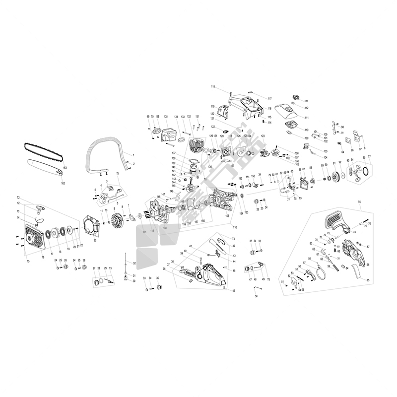 东成 左右箱体组件 EQYD55-01