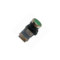 竑能 LA38-11绿带灯按钮开关 LA38-11 AC220V 绿色