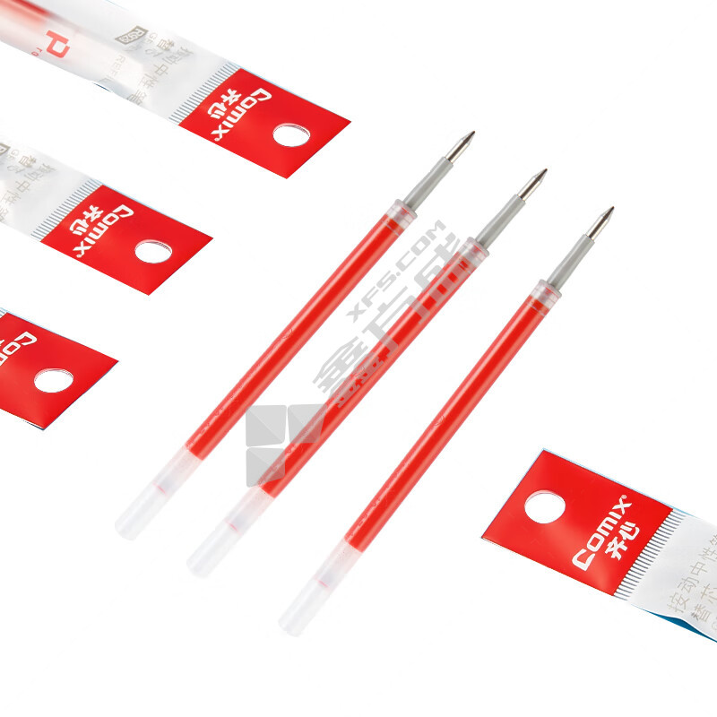 齐心 R929 中性替芯 红色 0.5mm R929