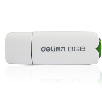 得力 3722 U盘 8G 白色 3722
