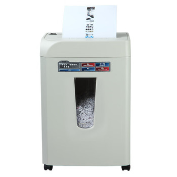 齐心 强力保密型碎纸机 S333 白 2×12mm/8张纸/17L/单入口/拆信封/续航10min S333 