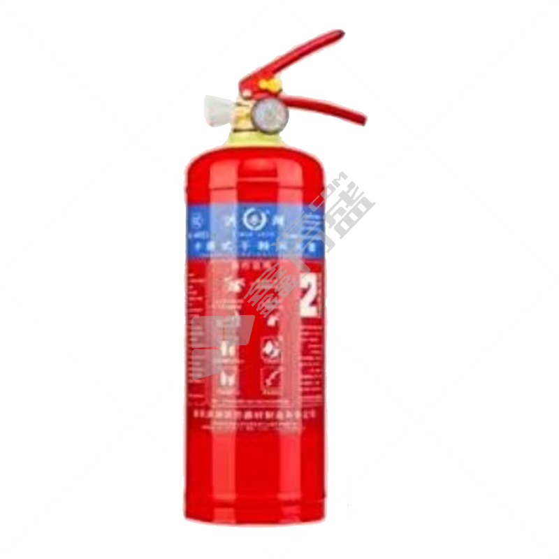 洪湖 手提式 新国标干粉灭火器 MF/ABCE2 2kg