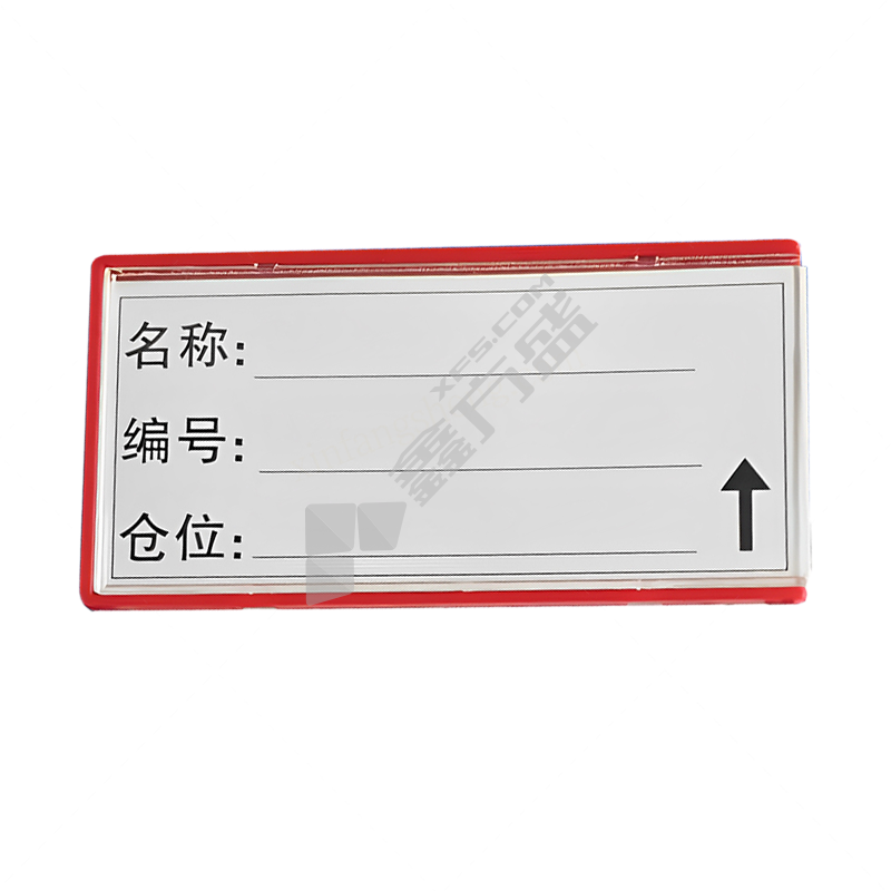 安赛瑞 磁性货架标识牌 60*80mm 白色