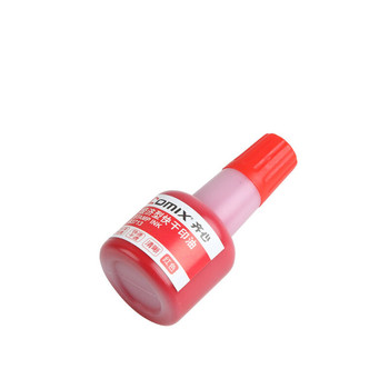 齐心 B3713快干印油 40ml 红色 B3713