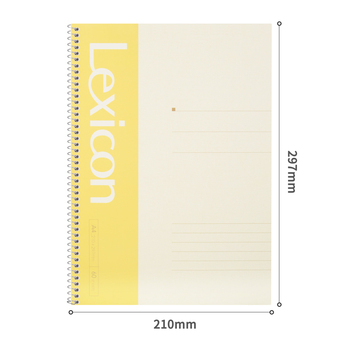 得力deli 彩色办公螺旋笔记本 彩色 A4 60页 7688