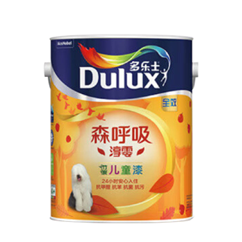 多乐士 森呼吸淳零无添加竹炭儿童漆套装8206 15L 白色