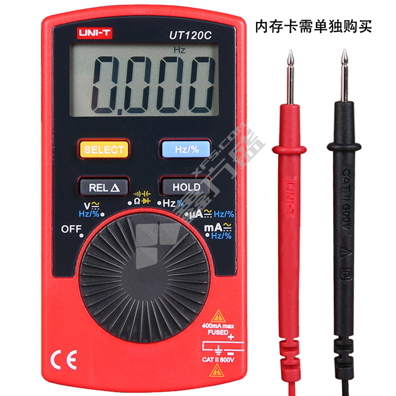 优利德 笔记本式数字万用表 3999 UT120C