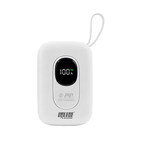 雷摄 MH852 便携快充移动电源 陶瓷白 20000mAh 104*70.3*31mm
