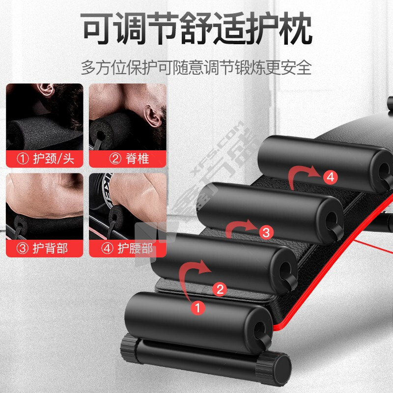 鑫方盛 仰卧板仰卧起坐健身器材辅助器(成都地区) (单位:个)-融创集采商城