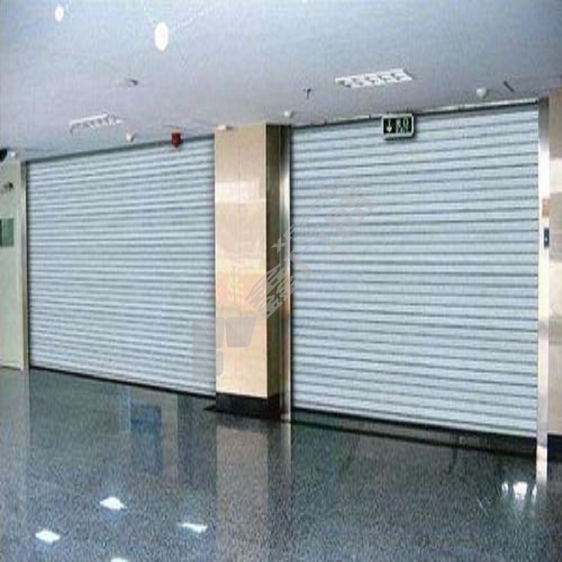 #白色成品铝合金卷闸门 3.59*5.02