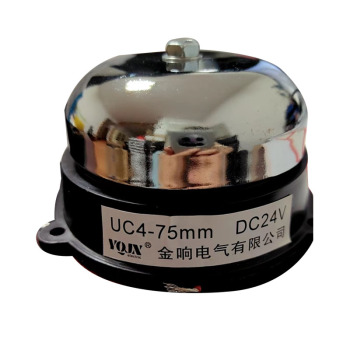 YQJX ELECTRIC电铃 DC24V 3寸 UC4-75mm