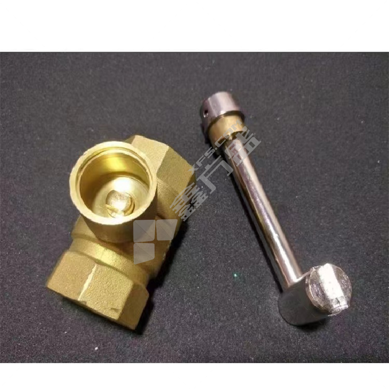 银德锁闭阀 DN50 采暖磁性锁闭阀，黄铜阀体，全通经，内一字开关，配备5把钥匙。