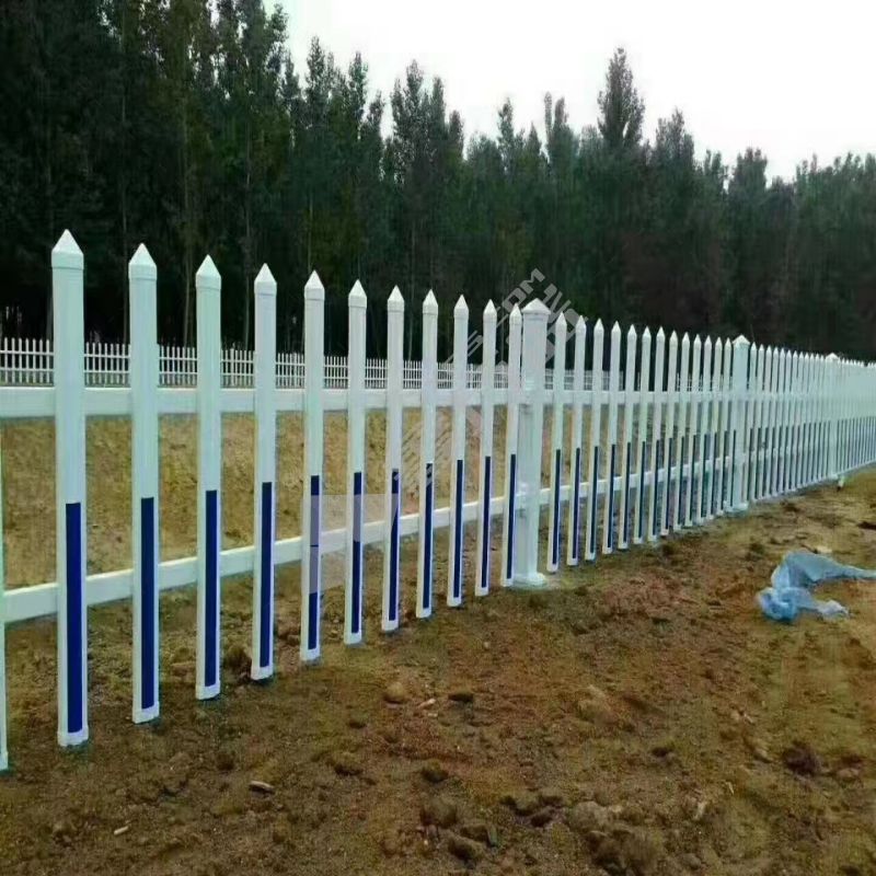 定制pvc塑料围墙护栏 1.2m高
