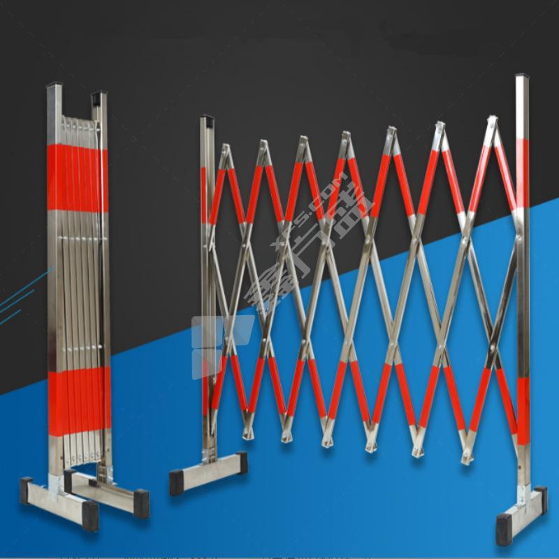 PLX 不锈钢伸缩护栏围栏可移动户外施工隔离栏 1.2M*2.5M