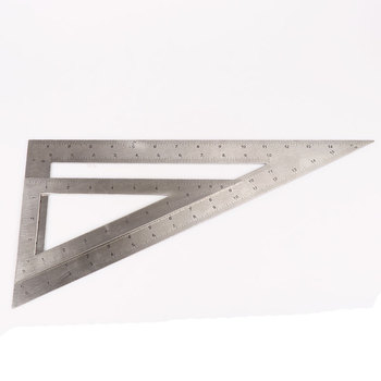 滇渝三角尺 不锈钢，直角边20cm