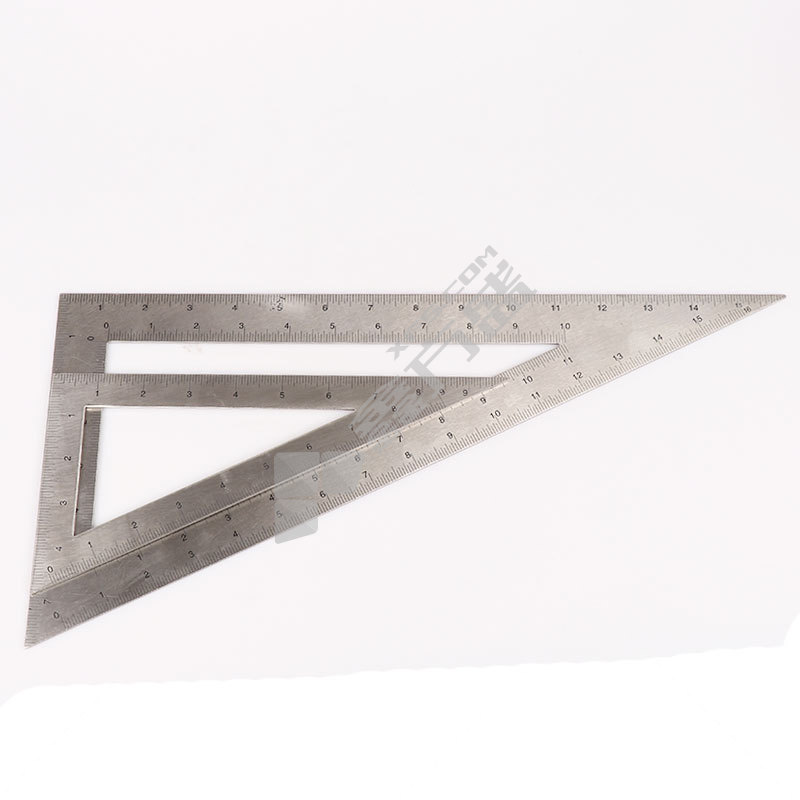 滇渝三角尺 不锈钢，直角边20cm