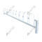 #国产优品京式护栏有双立柱 0.6mX3.08m的京式护栏有双立柱，铸铁实心底座的