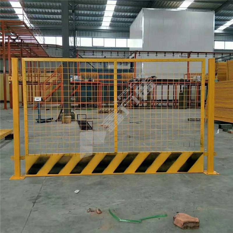 #临建基坑临边防护栏 格栅式 1.2m*2m5 kg 警示板