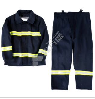 国产优品 02款 下单备注鞋码消防服五件套 大号185-190cm/深蓝色