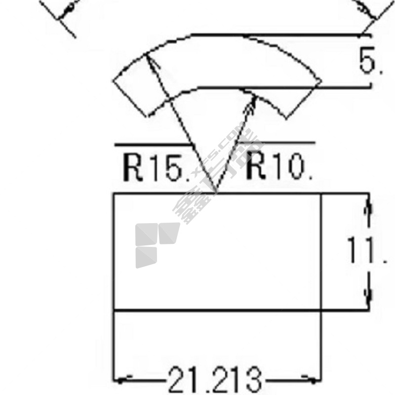 非标定制 热泵永磁体 材质:SM-30U形状见图纸