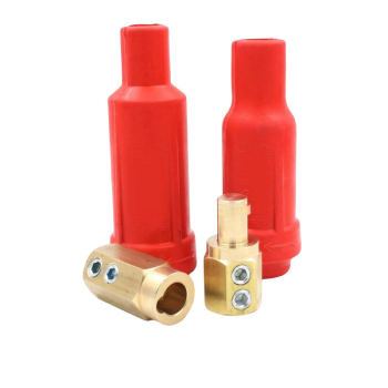 丰稚 电焊机快速接头 电缆快速连接器 焊机插头 电缆耦合器 DKL35 红色