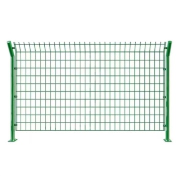 爱博 铁丝网围栏 1.8x2.76米 边框30x50x1.2mm 网孔70x150mm 丝径4.0mm 立柱 8号槽钢 24kg/支x2.5米长