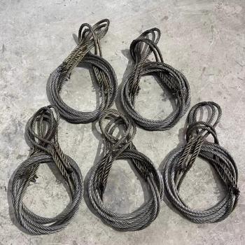 巨力牌 钢丝绳 插编钢丝绳套 编织钢丝绳套 铝套压制钢丝绳套 吊具 起重钢丝绳 14mm*5M