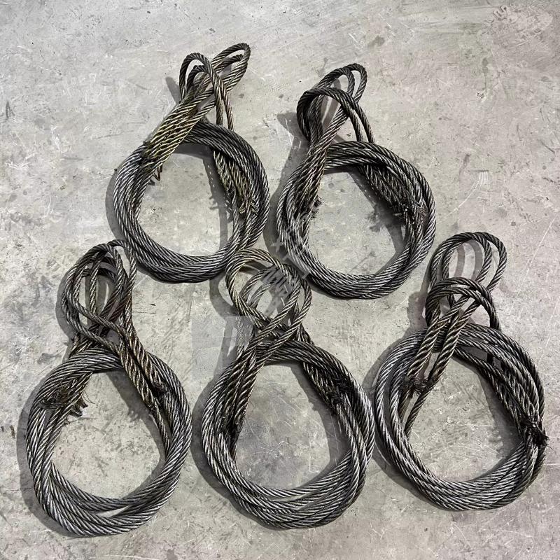 巨力牌 钢丝绳 插编钢丝绳套 编织钢丝绳套 铝套压制钢丝绳套 吊具 起重钢丝绳 24mm*4M