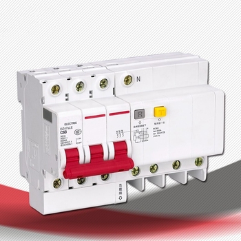 SROCHN 漏电保护器3P+N家用三相四线380V断路器 16A