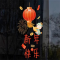 剑力 静电玻璃门新年快乐春节过年装饰品布置贴纸 新年快乐 小号